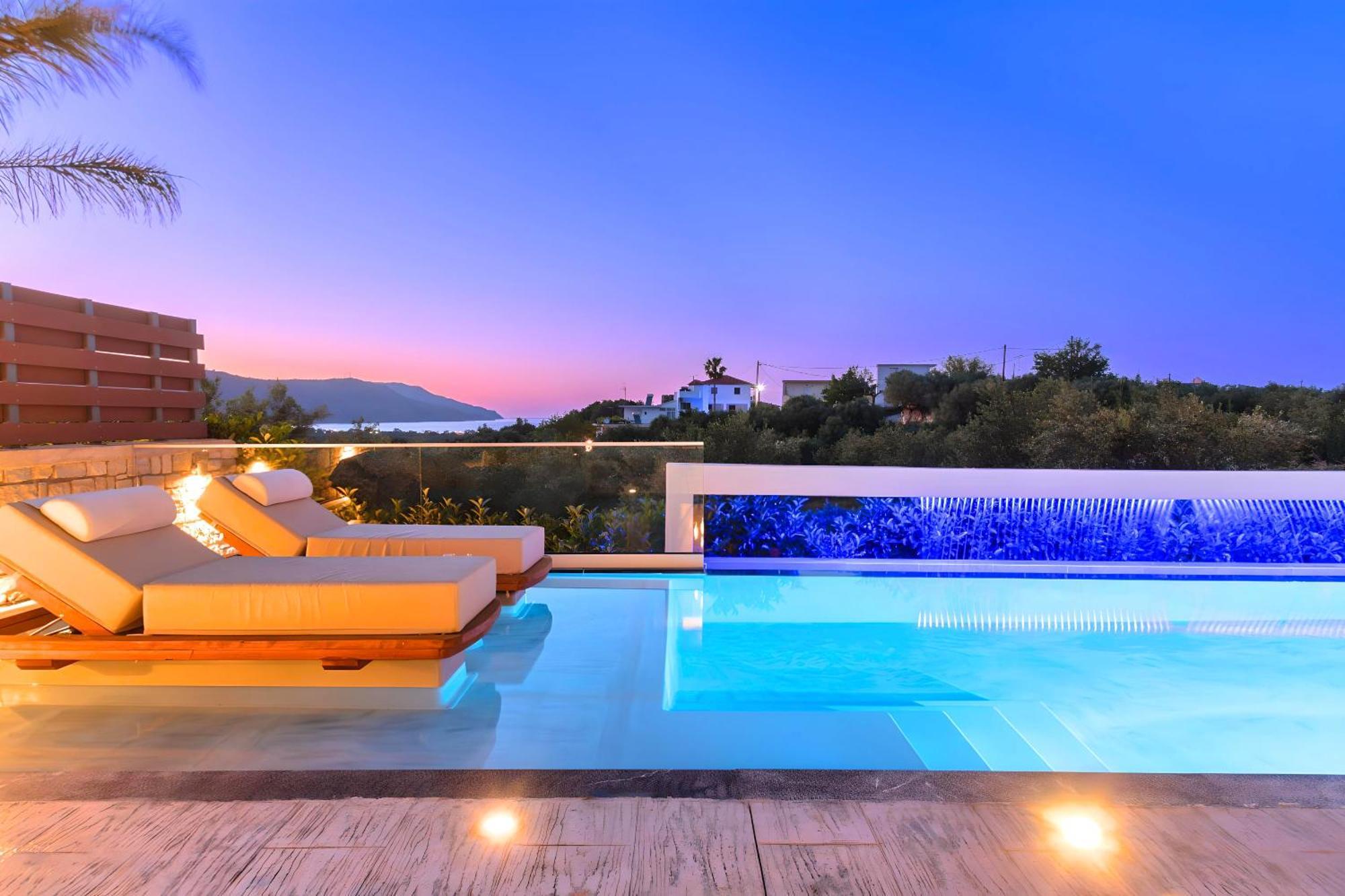 Minoas Villas Heated Pool Kournás Buitenkant foto