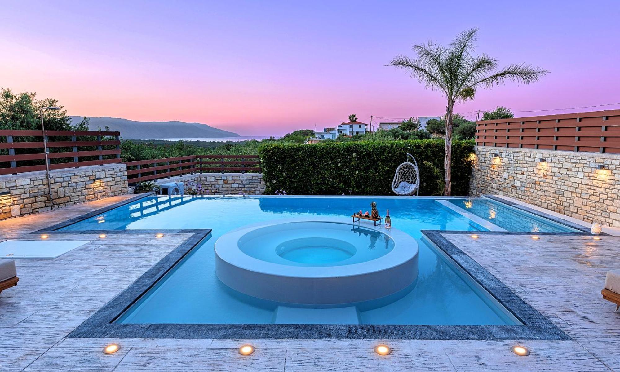 Minoas Villas Heated Pool Kournás Buitenkant foto